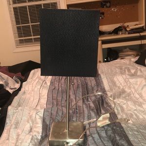 Black and Silver Lamp